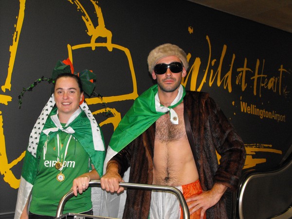 The Irish have landed on St Patrick's Day - For the 'World Push Up Championships'